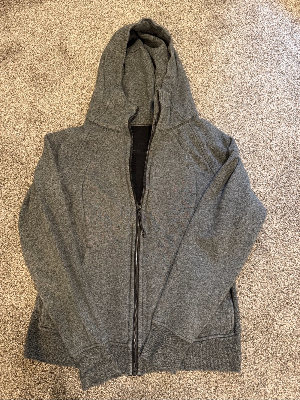 lululemon athletica Men's Full-Zip Hooded Sweatshirt - Heather Gray